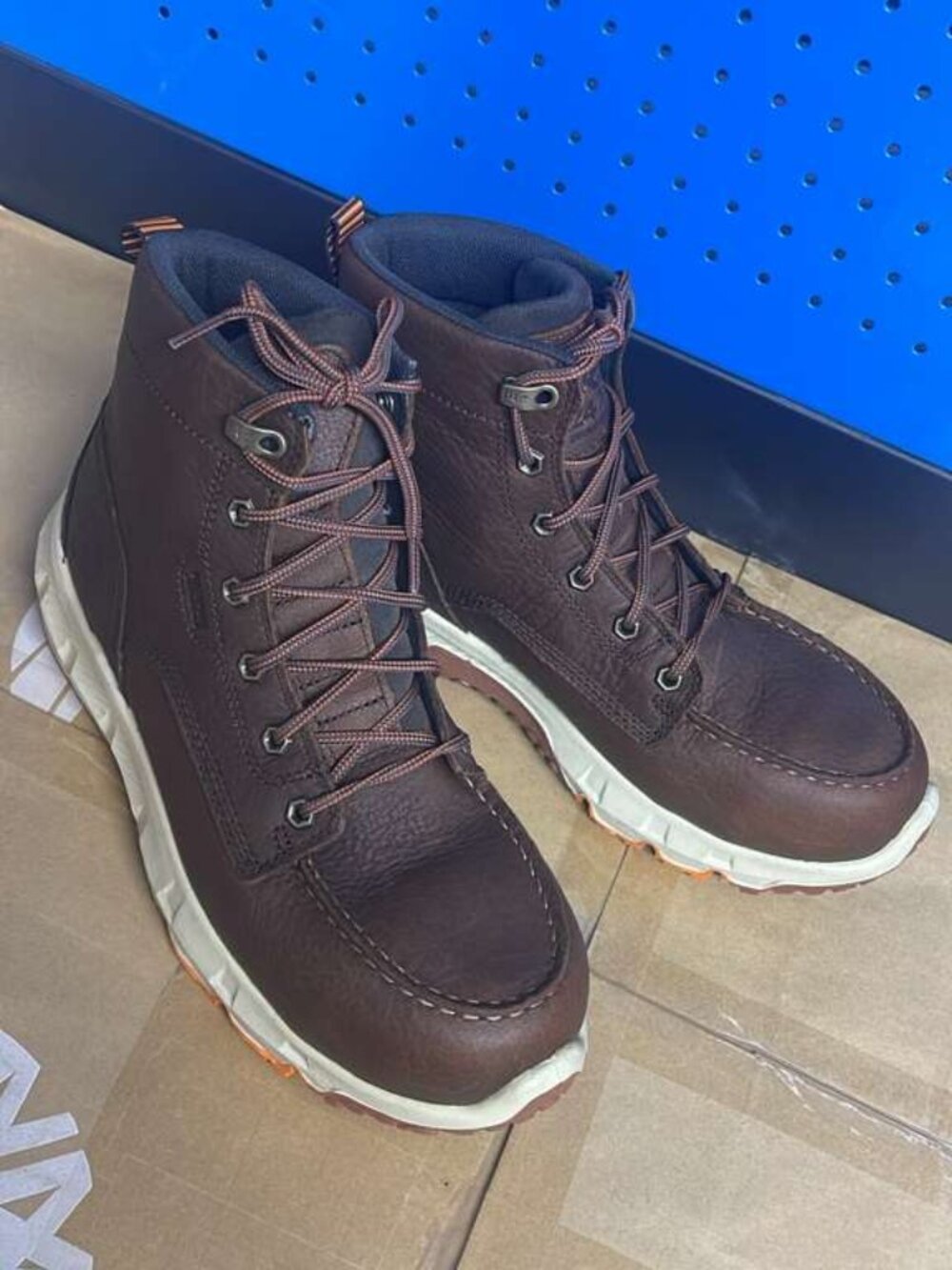 TIMBERLAND MENS FLEX TEMPE 6 '' ALLOY SAFETY WATERPROOF BOOTS A5TME-EM6 SIZE 9.5